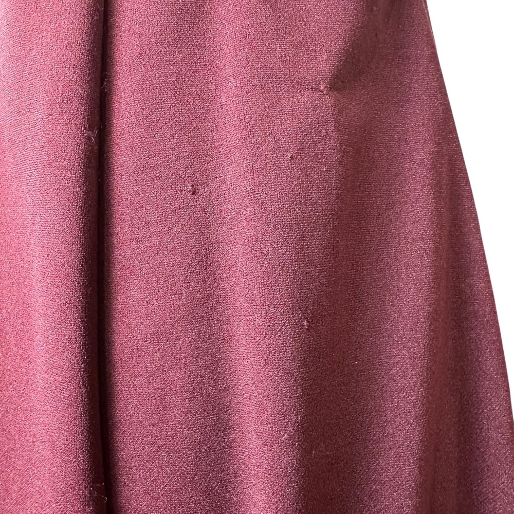 Oleg Cassini Wine Burgundy Off Shoulder Rhinestone Waist Evening Gown Dress‎ 8 - Picture 7 of 9